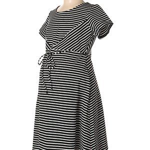 NWOT Jessica Simpson Striped Maternity Dress